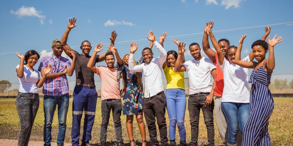 Group Portrait of young adult Zambians. Image: Getty, SCShutter