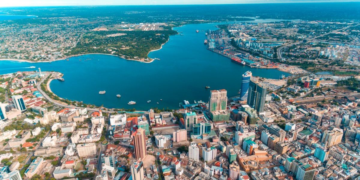Aerial view Dar Es Salaam, Tanzania. Image: Getty, Moize Husein