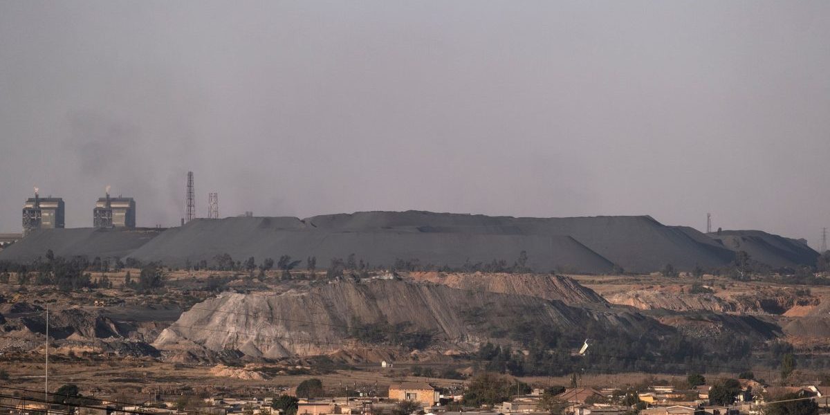 General view of the Schonland coal mine in eMalahleni, South Africa, part of the Highveld region turned. Image: Getty, Wikus De Wet/AFP
