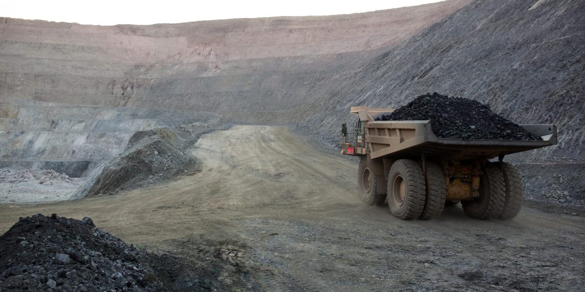 One of the open pit copper mines at Mutanda Mining Sarl in Kolwezi, DRC. Image: Getty, Per-Anders Pettersson