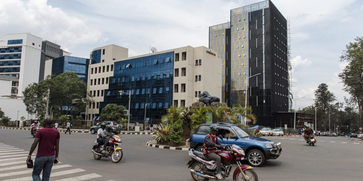New buildings in downtown Kigali, the capital of Rwanda. Image: Getty, William Campbell-Corbis